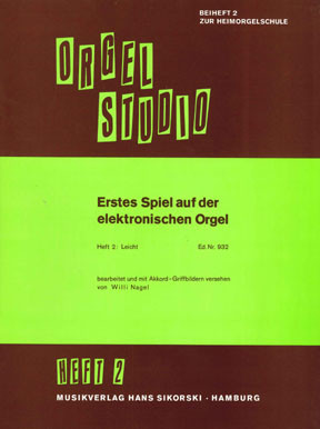 Vorderes Coverbild Erstes Spiel auf der elektronischen Orgel 