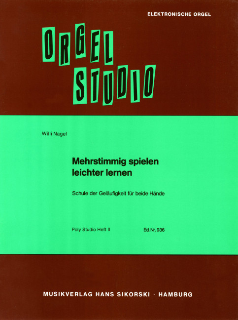 Vorderes Coverbild Mehrstimmig spielen leichter lernen 