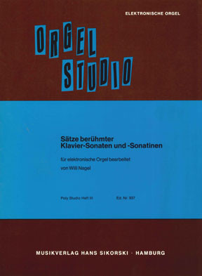 Vorderes Coverbild Sätze berühmter Klavier-Sonaten und -Sonatinen 