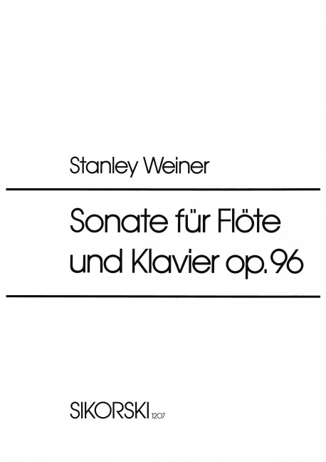 Vorderes Coverbild Sonate op. 96 