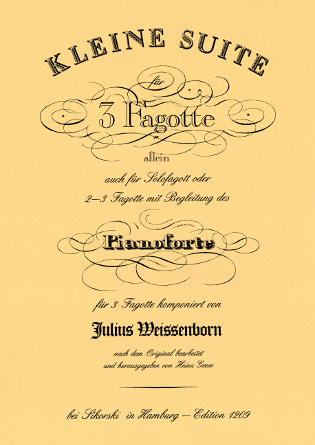 Vorderes Coverbild Kleine Suite 