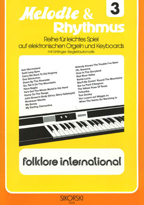Vorderes Coverbild Melodie & Rhythmus, Heft 3: Folklore international 
