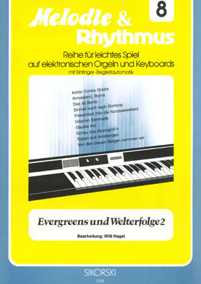 Vorderes Coverbild Melodie & Rhythmus, Heft 8: Evergreens und Welterfolge 2 