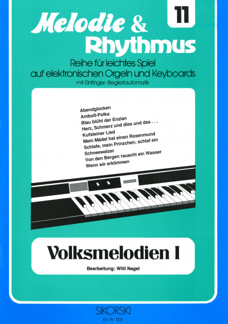 Vorderes Coverbild Melodie & Rhythmus, Heft 11: Volksmelodien 1 