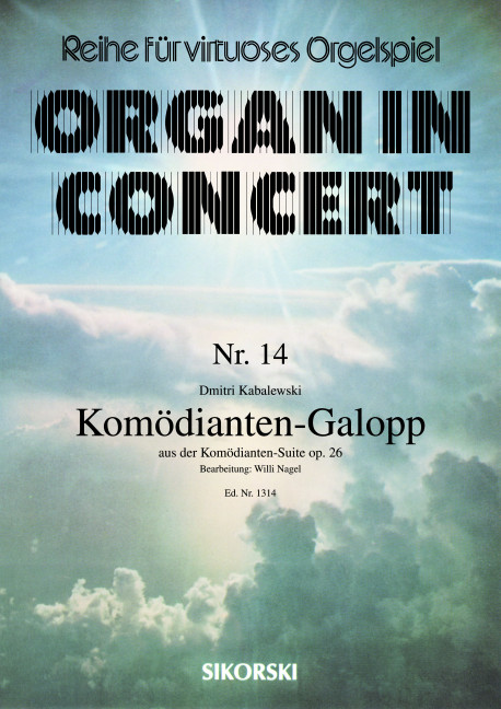 Vorderes Coverbild Komödianten-Galopp Nr. 14