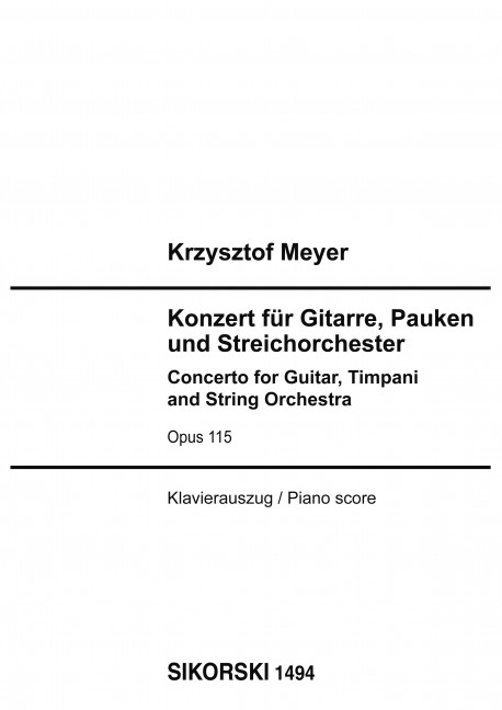 Vorderes Coverbild Konzert op. 115 