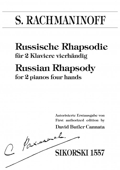 Vorderes Coverbild Russische Rhapsodie 