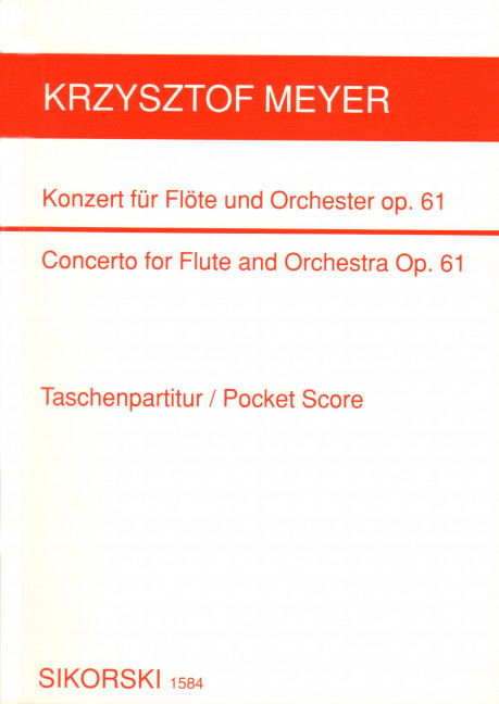 Vorderes Coverbild Konzert op. 61 