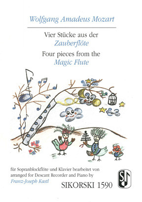 Vorderes Coverbild 4 Stücke aus der "Zauberflöte" 