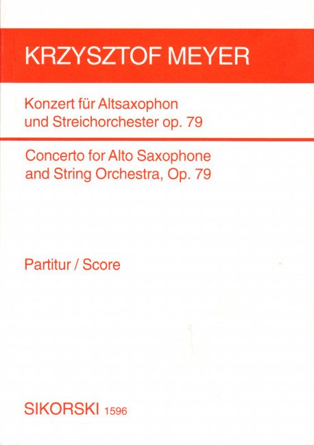 Vorderes Coverbild Konzert op. 79 