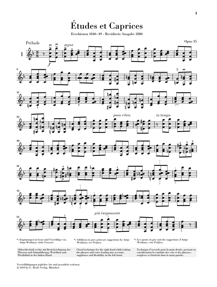 Anderes Coverbild Études et Caprices für Violine solo op. 35