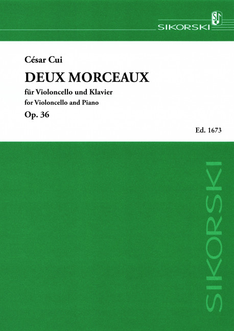 Vorderes Coverbild 2 Morceaux op. 36 