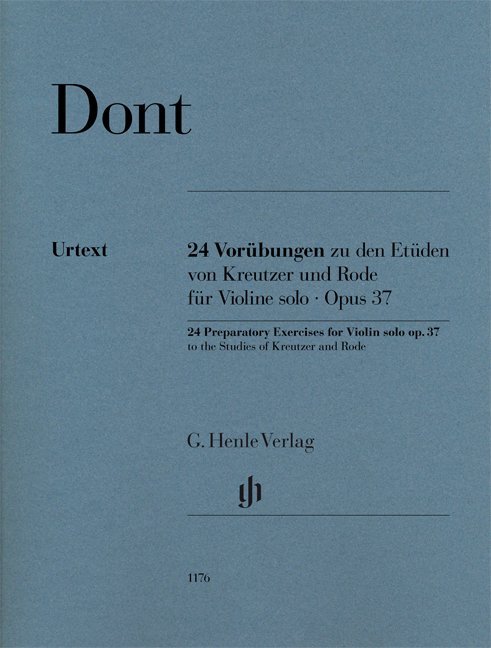 Vorderes Coverbild 24 Vorübungen zu den Etüden von Kreutzer und Rode für Violine solo op. 37