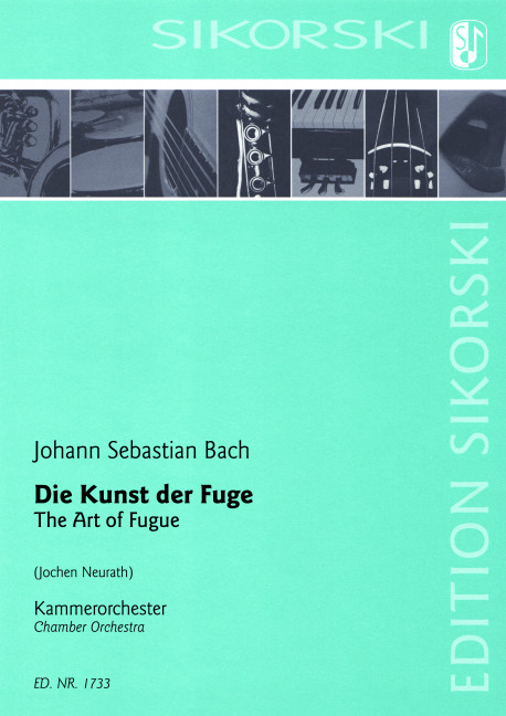 Vorderes Coverbild Die Kunst der Fuge BWV 1080 
