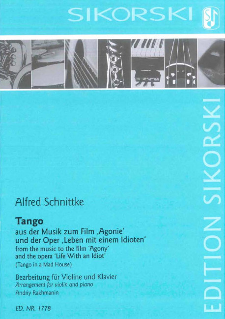 Vorderes Coverbild Tango für Violine und Klavier 