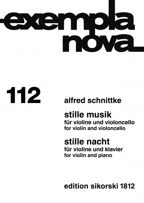 Vorderes Coverbild Stille Nacht / Stille Musik 