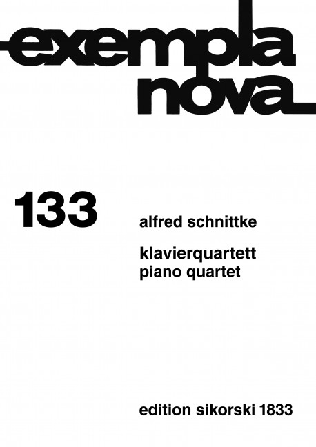 Vorderes Coverbild Klavierquartett 