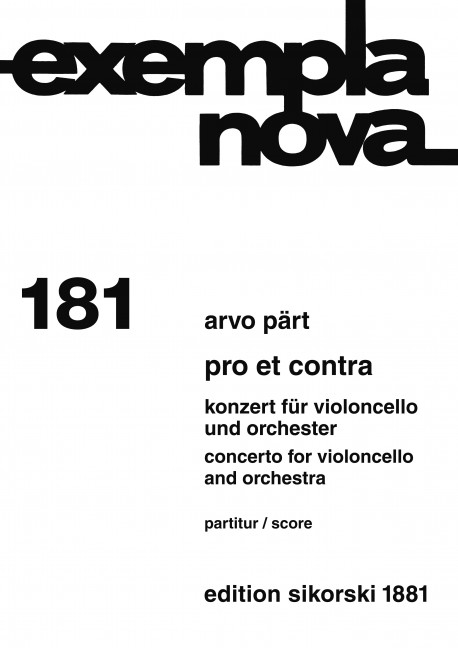 Vorderes Coverbild Pro et contra 