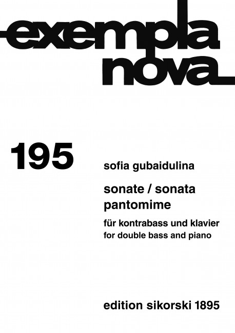 Vorderes Coverbild Sonate / Pantomime 