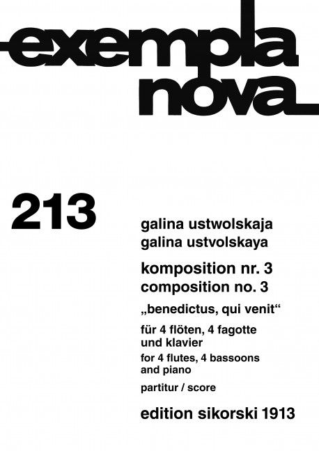 Vorderes Coverbild Komposition Nr. 3 