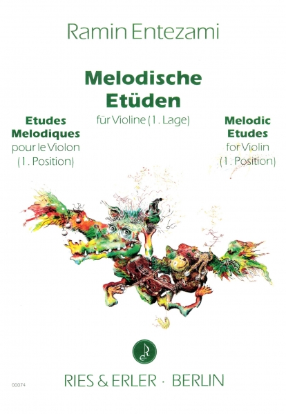 Vorderes Coverbild Melodische Etüden 1