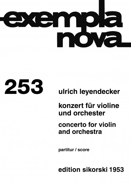 Vorderes Coverbild Konzert 