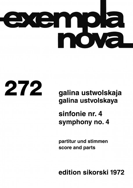 Vorderes Coverbild Sinfonie Nr. 4 