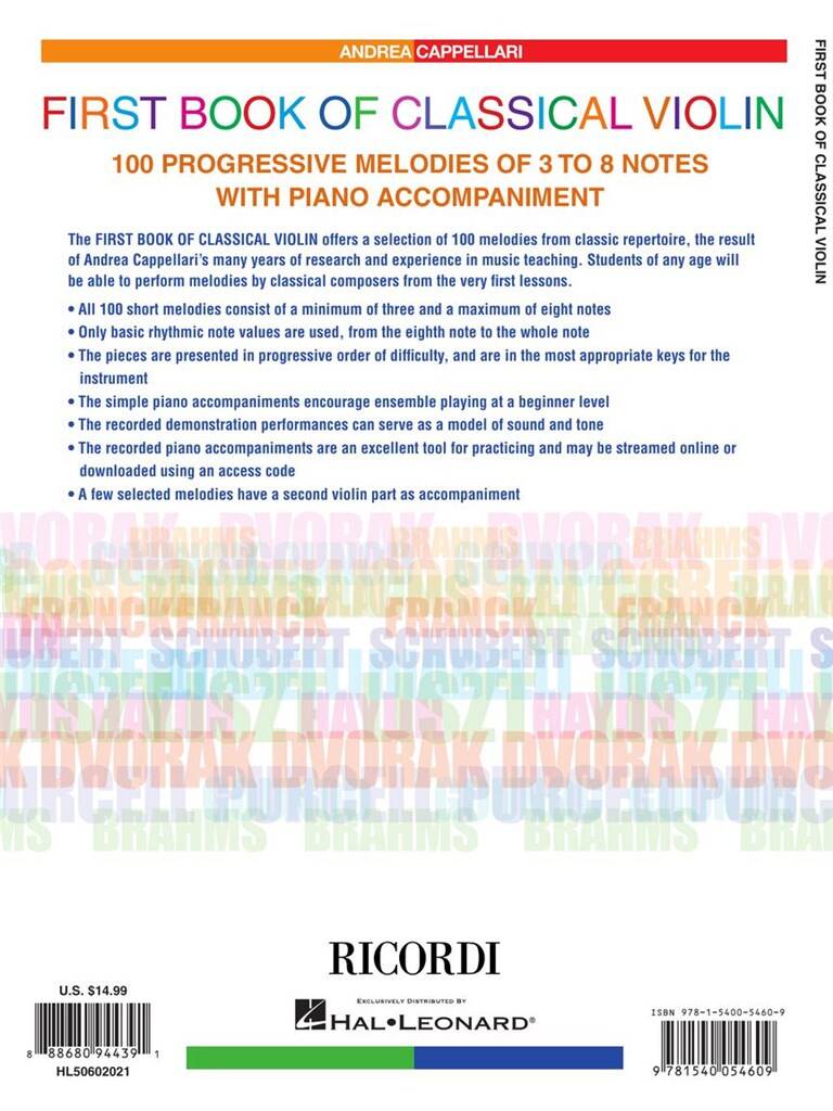 Anderes Coverbild First Book of Classical Violin