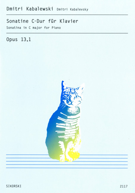 Vorderes Coverbild Sonatine C-Dur für Klavier op. 13/1 