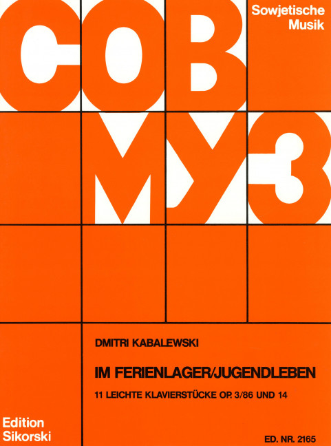 Vorderes Coverbild Im Ferienlager / Jugendleben (Neufassung) op. 3/86 + 14 