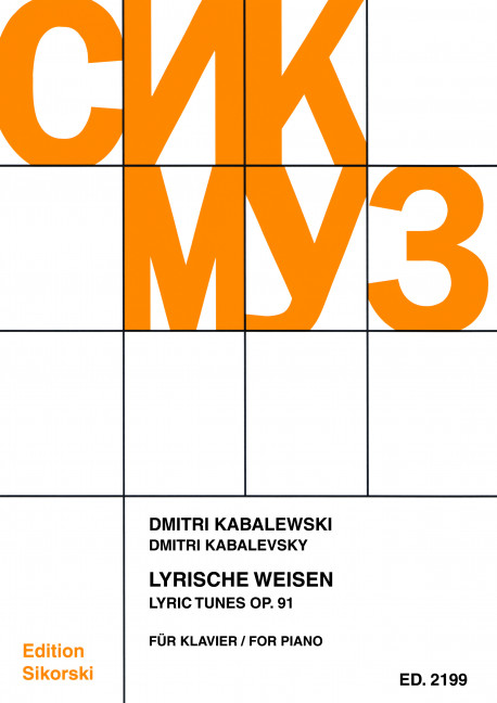 Vorderes Coverbild Lyrische Weisen op. 91 