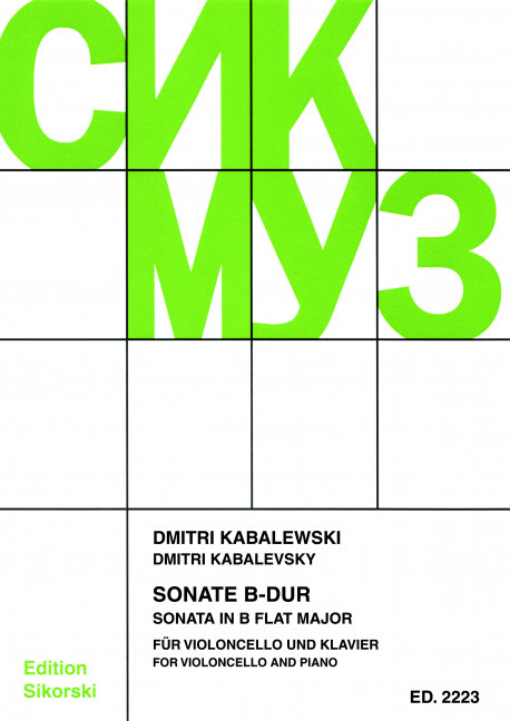 Vorderes Coverbild Sonate op. 71 