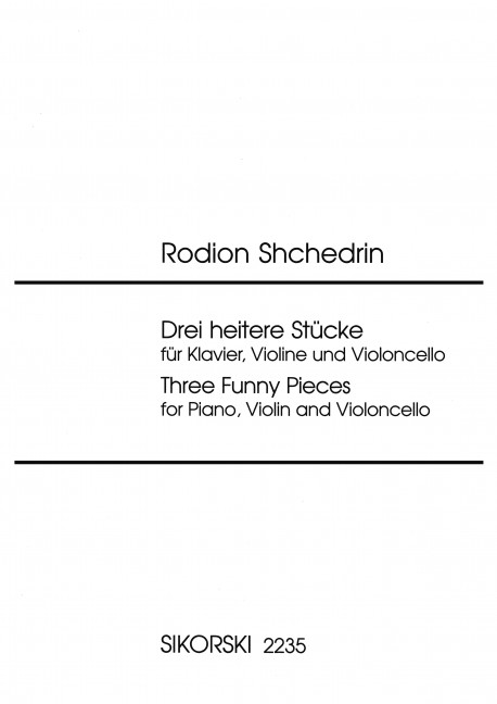 Vorderes Coverbild 3 heitere Stücke 