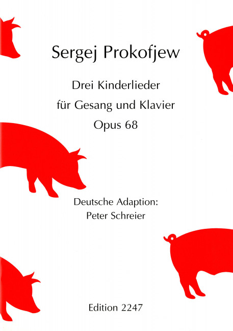 Vorderes Coverbild Drei Kinderlieder op. 68 