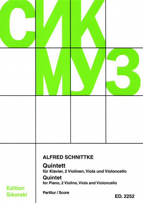 Vorderes Coverbild Klavierquintett 