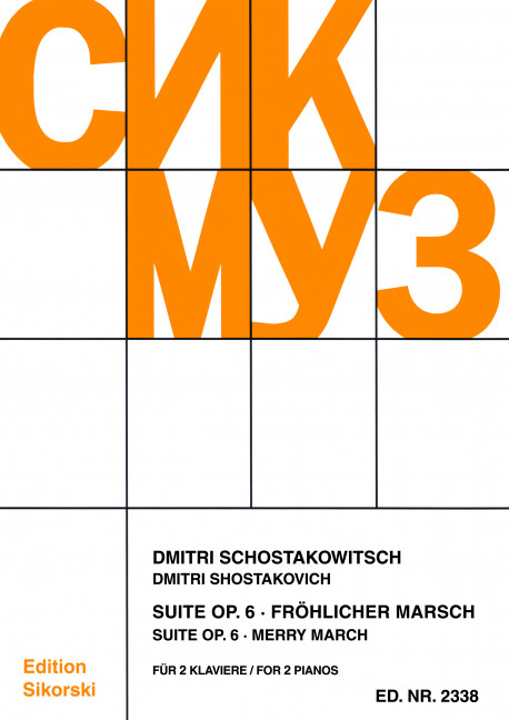 Vorderes Coverbild Suite op. 6 / Fröhlicher Marsch 