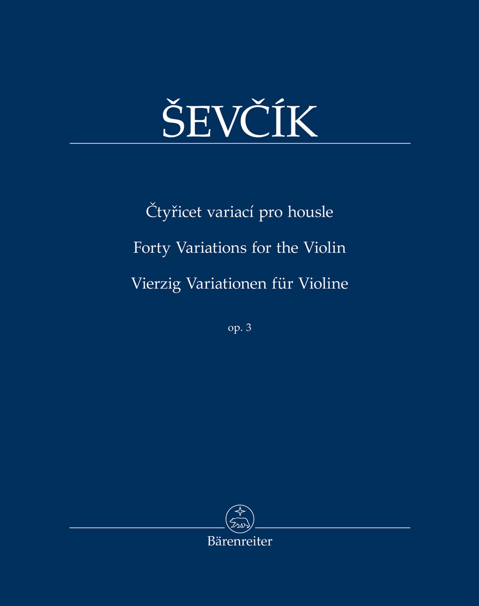 Vorderes Coverbild Vierzig Variationen für Violine op. 3