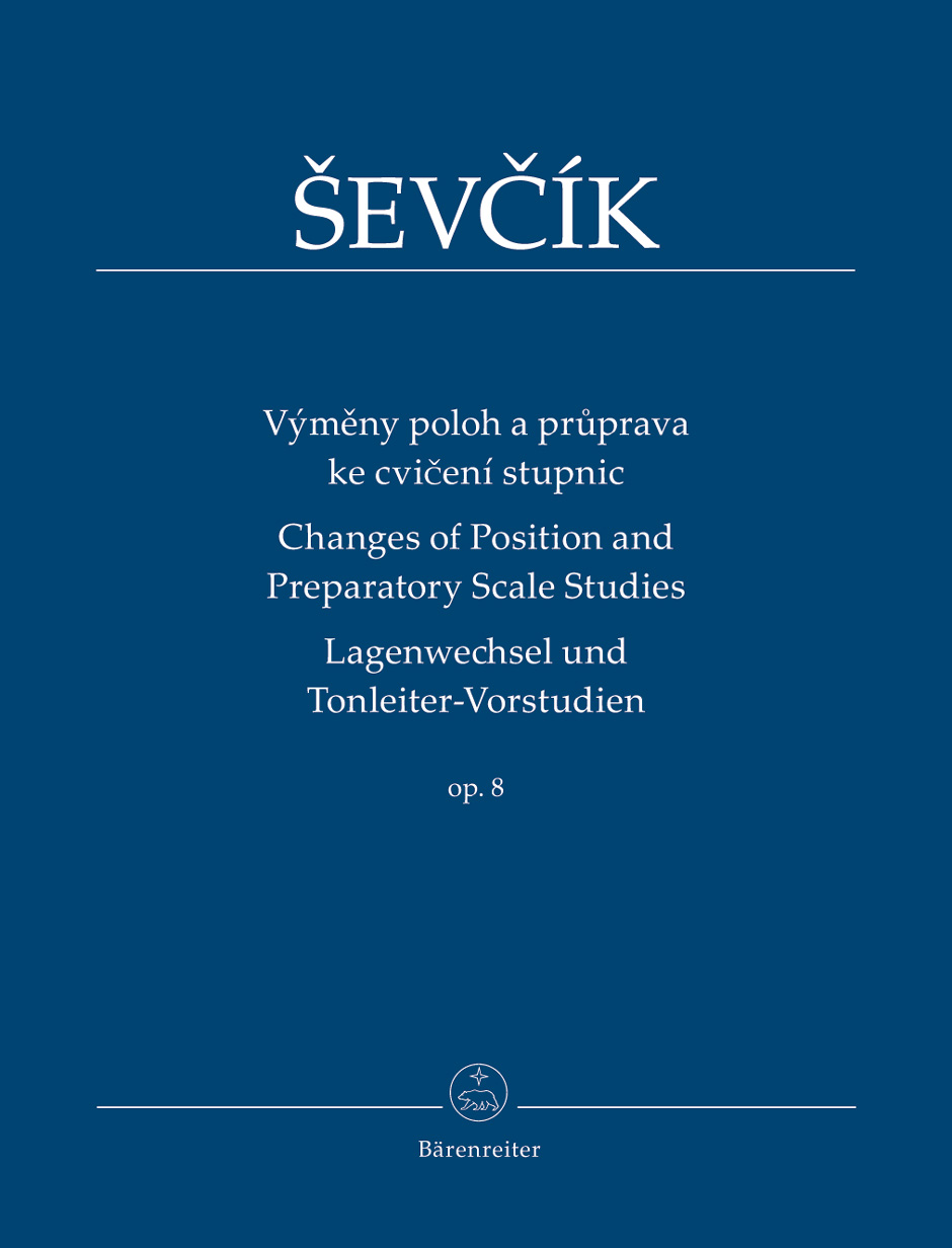 Vorderes Coverbild Lagenwechsel und Tonleiter-Vorstudien op. 8