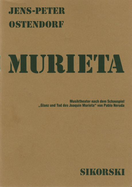 Vorderes Coverbild Murieta 