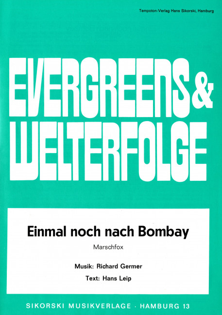 Vorderes Coverbild Einmal noch nach Bombay 