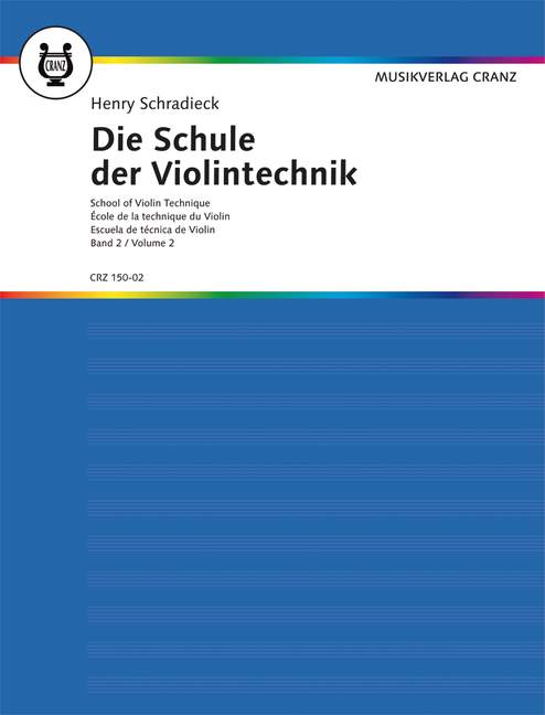 Vorderes Coverbild Die Schule der Violintechnik Band 2