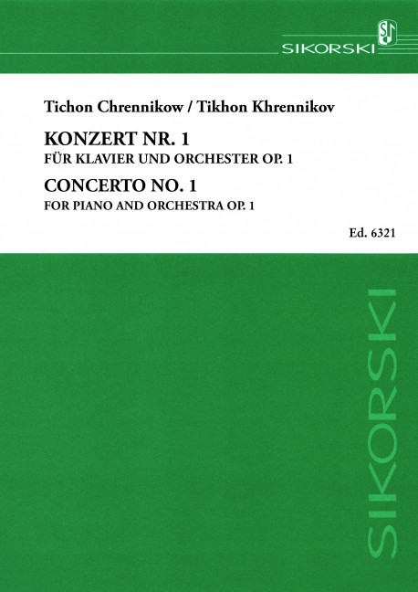 Vorderes Coverbild Konzert Nr. 1 op. 9 