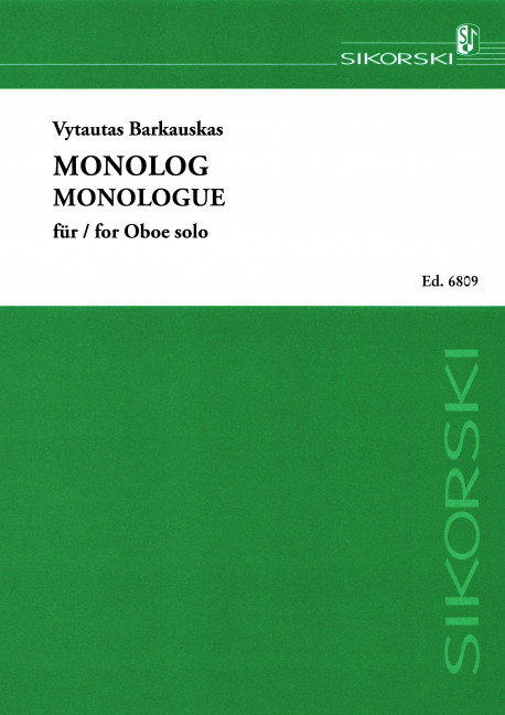 Vorderes Coverbild Monolog 