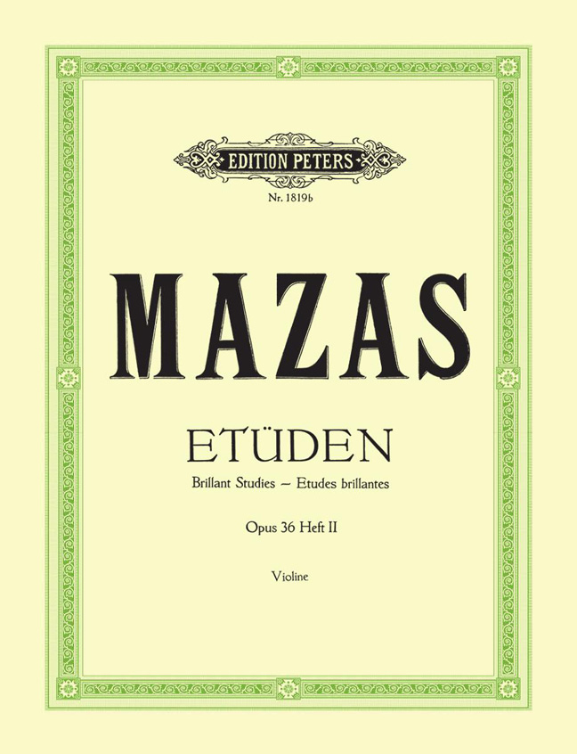 Vorderes Coverbild Etüden op. 36