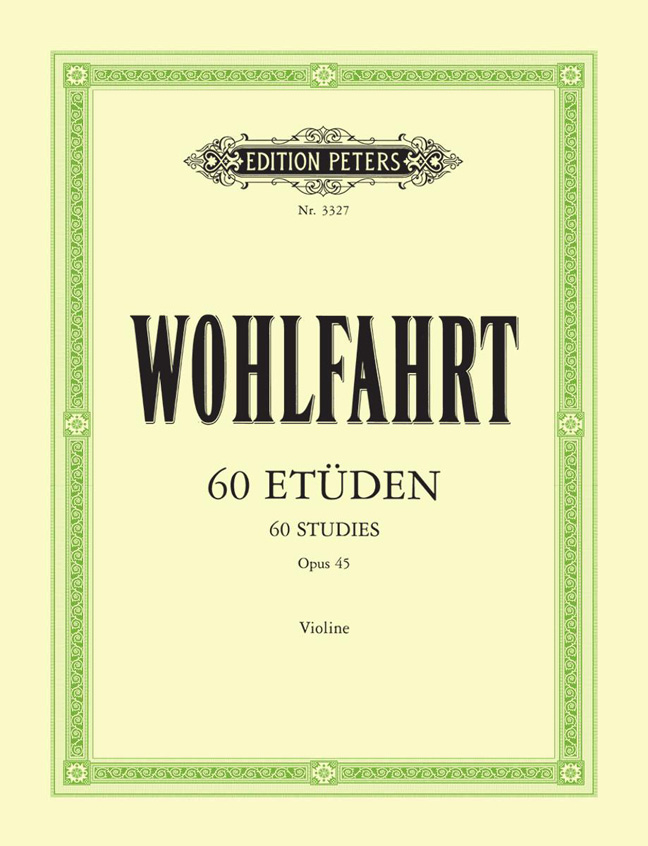 Vorderes Coverbild 60 Etüden für Violine solo op. 45