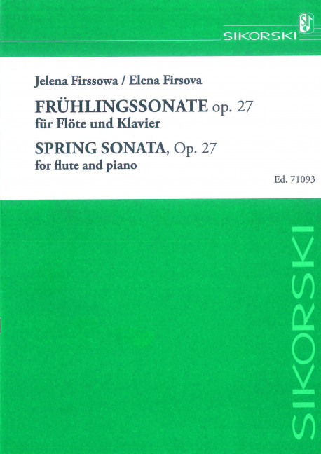 Vorderes Coverbild Frühlingssonate op. 27 
