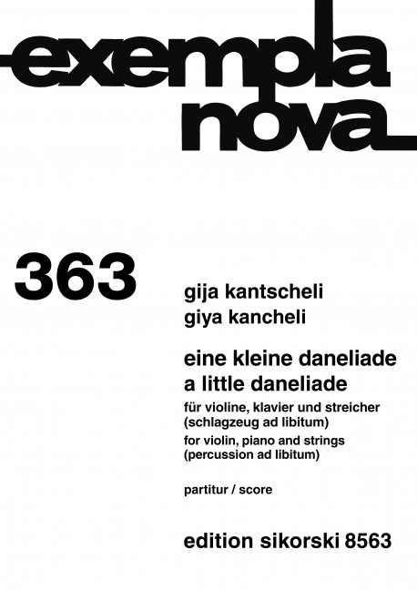 Vorderes Coverbild Eine kleine Daneliade 