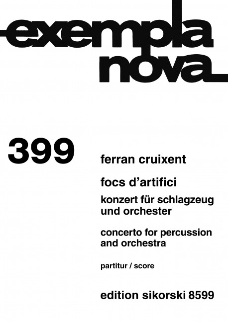 Vorderes Coverbild Focs d'artifici 