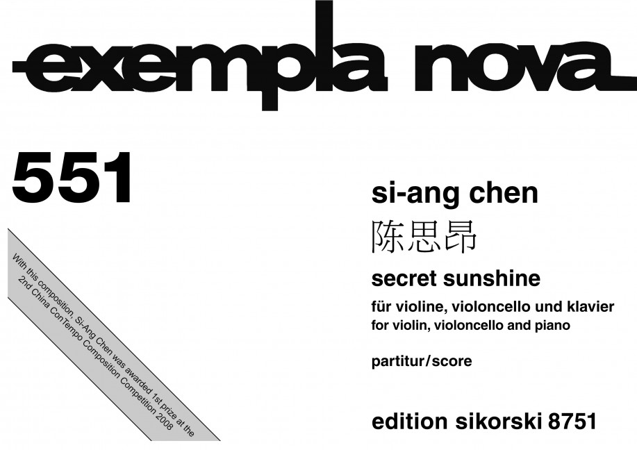 Vorderes Coverbild Secret Sunshine 