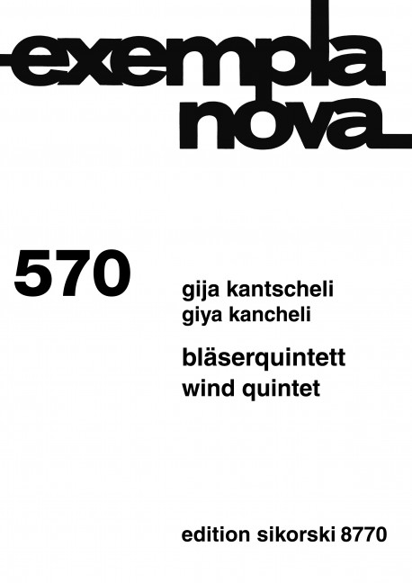 Vorderes Coverbild Bläserquintett 